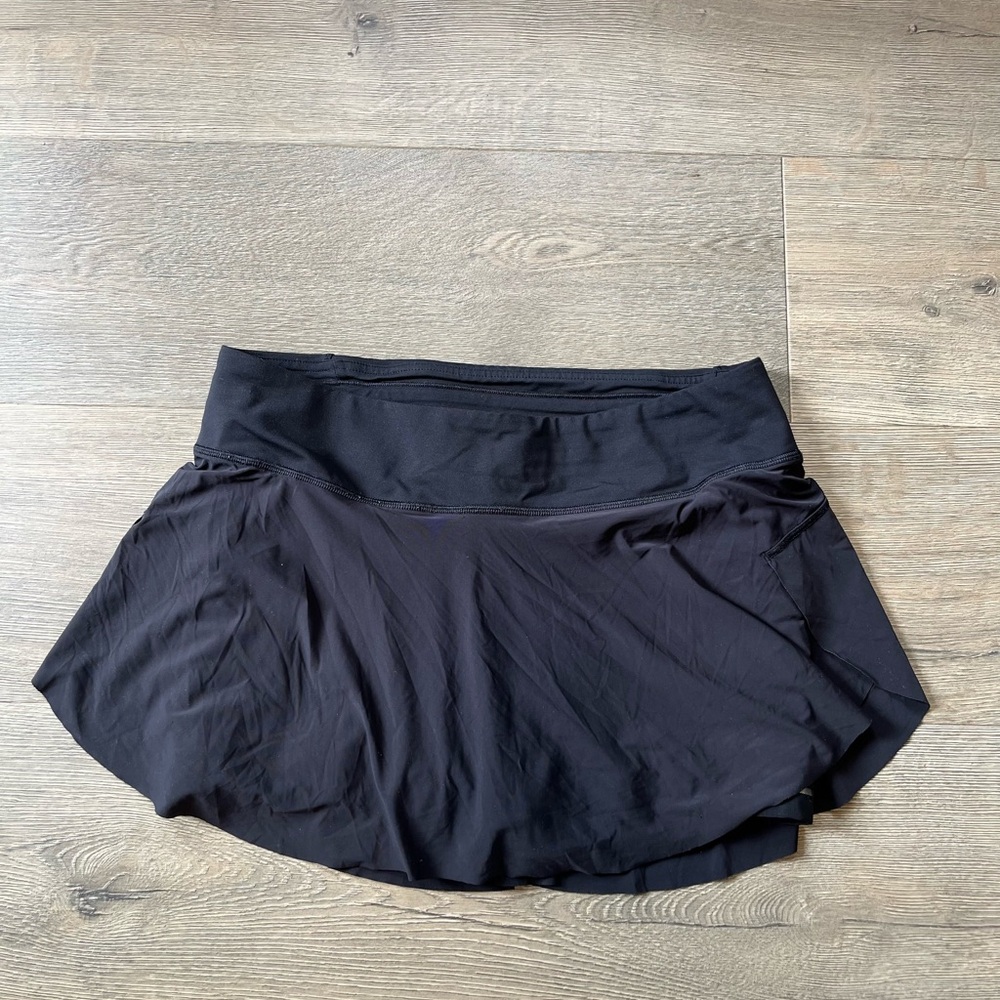 Lulu Lemon Black Athletic Skort